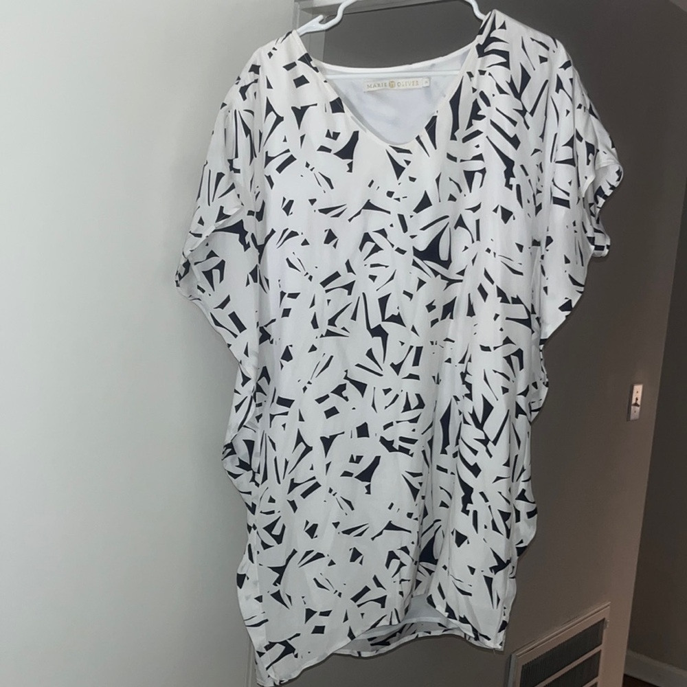 Marie Oliver silk T-shirt silk dress